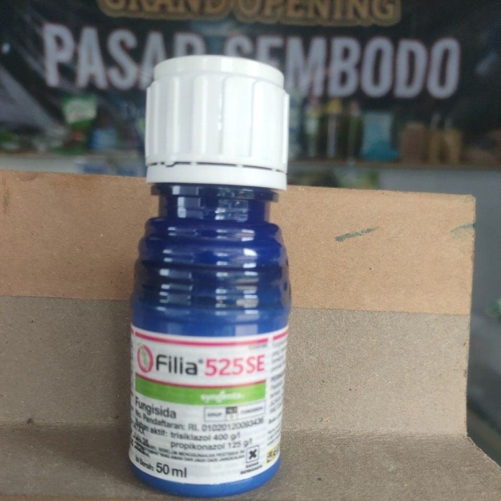 Fungisida Filia 525 SE Syngenta Asli | Obat Jamur Tanaman Padi | 50 ml