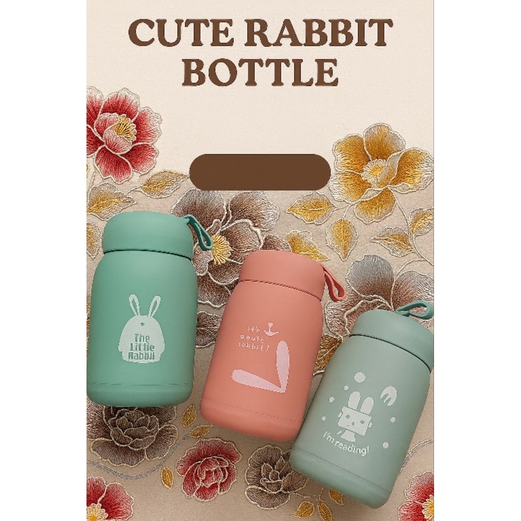 BOTOL MINUM KELINCI | BOTOL MINUM ANAK | TUMBLER MINI | BOTOL MINUM MINI | TUMBLER RABBIT | TUMBLER 