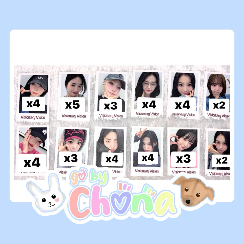 HYERIN YOOYEON NAKYOUNG YUBIN KAEDE KOTONE YEONJI NIEN SOHYUN XINYU LYNN JIYEON PHOTOCARD BENEFIT EV