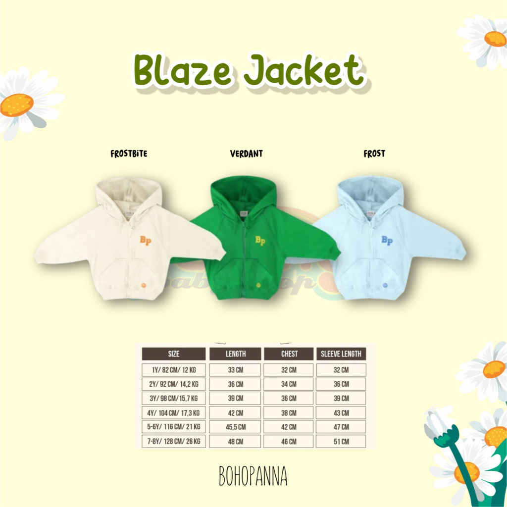 BOHOPANNA | BOHO | BOHO PANNA BLAZE JACKET | Jacket Anak