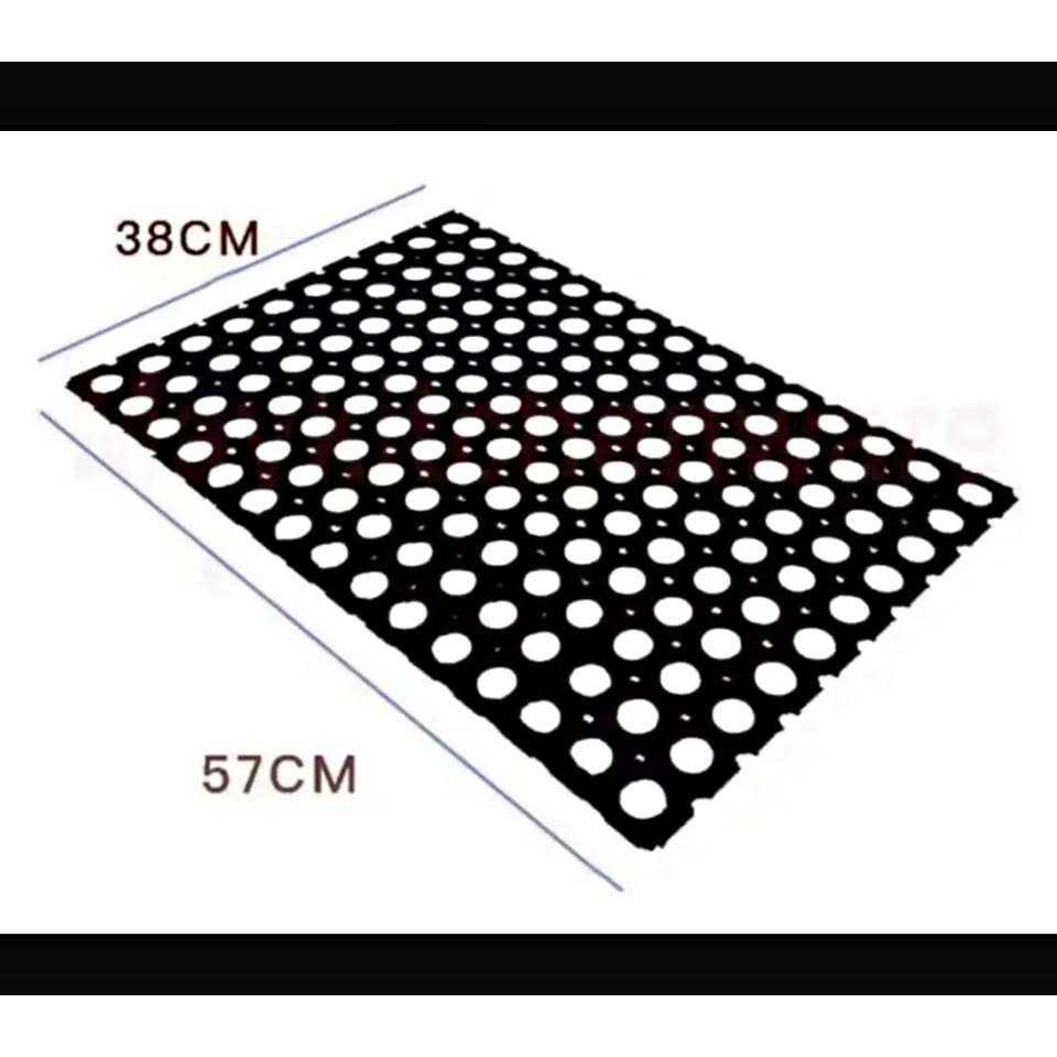 Keset karet lubang / keset karet bolong / keset lantai