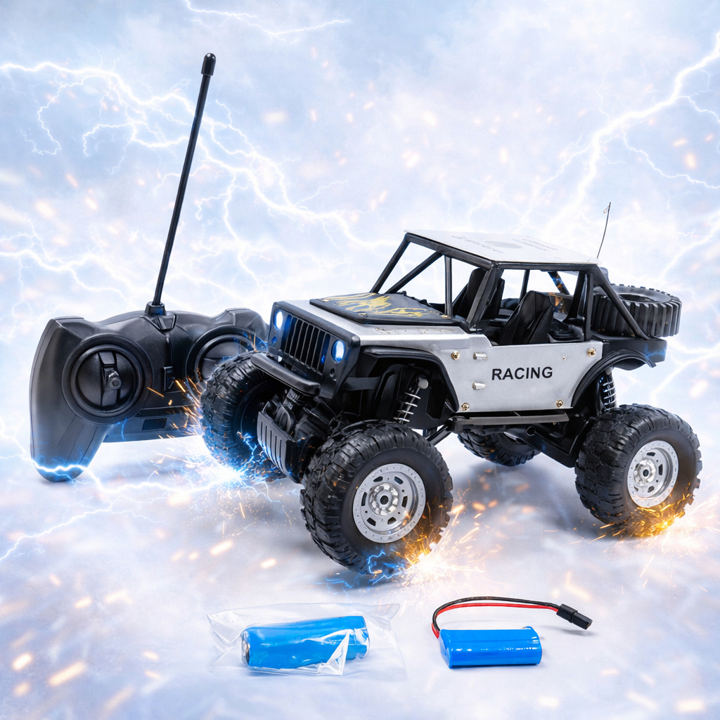 Mobil Remote Kontrol JEEP OFFROAD Batman Baterai Charger - RC JEEP Remote Mainan