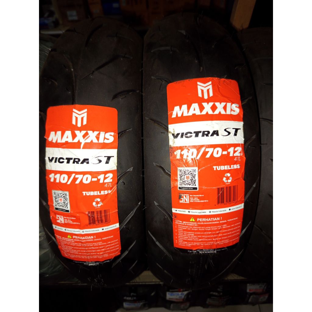 BAN MAXXIS VICTRA 110/70-12 TUBLES