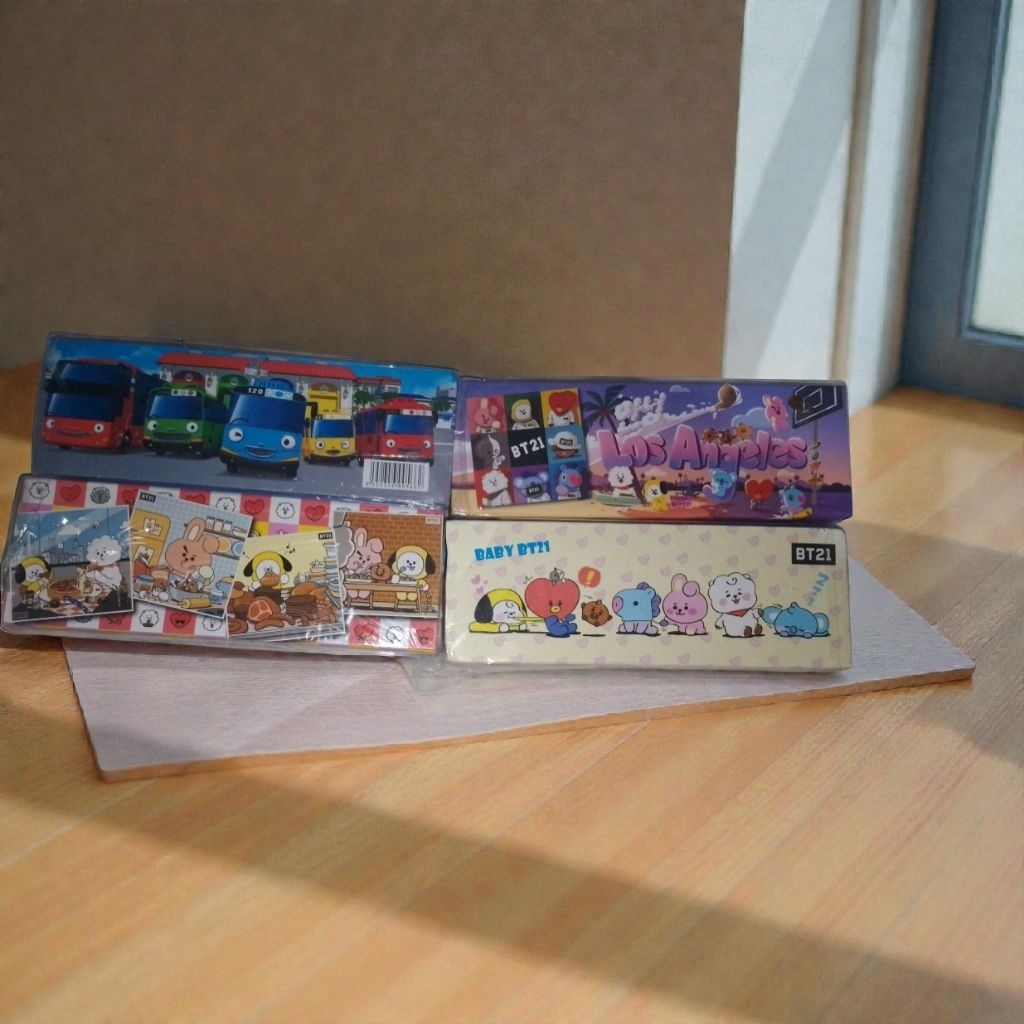 Kotak Pensil KPop Boy Band Korea Box Hardbox Variasi 3 army karton tempat alat tulis wadah kostak pe