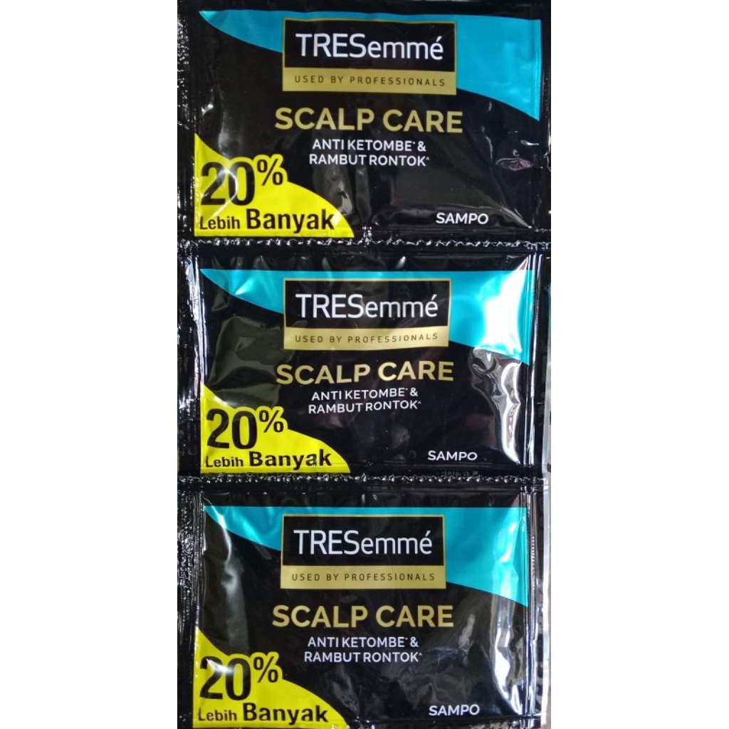 Shampo TRESemme Anti Ketombe Rambut Rontok Isi 12 Bungkus Renceng