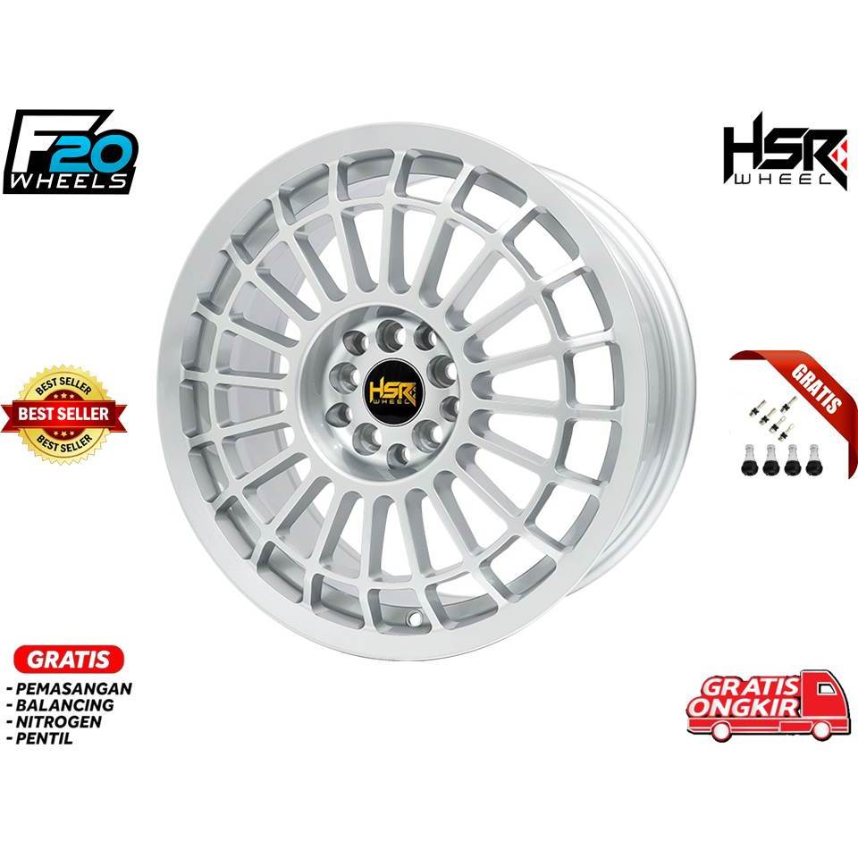 JUAL VELG RALLY TYPE HSR FUTBULS RING 17 COCOK UNTUK ERTIGA BRV HRV CIVIC DLL