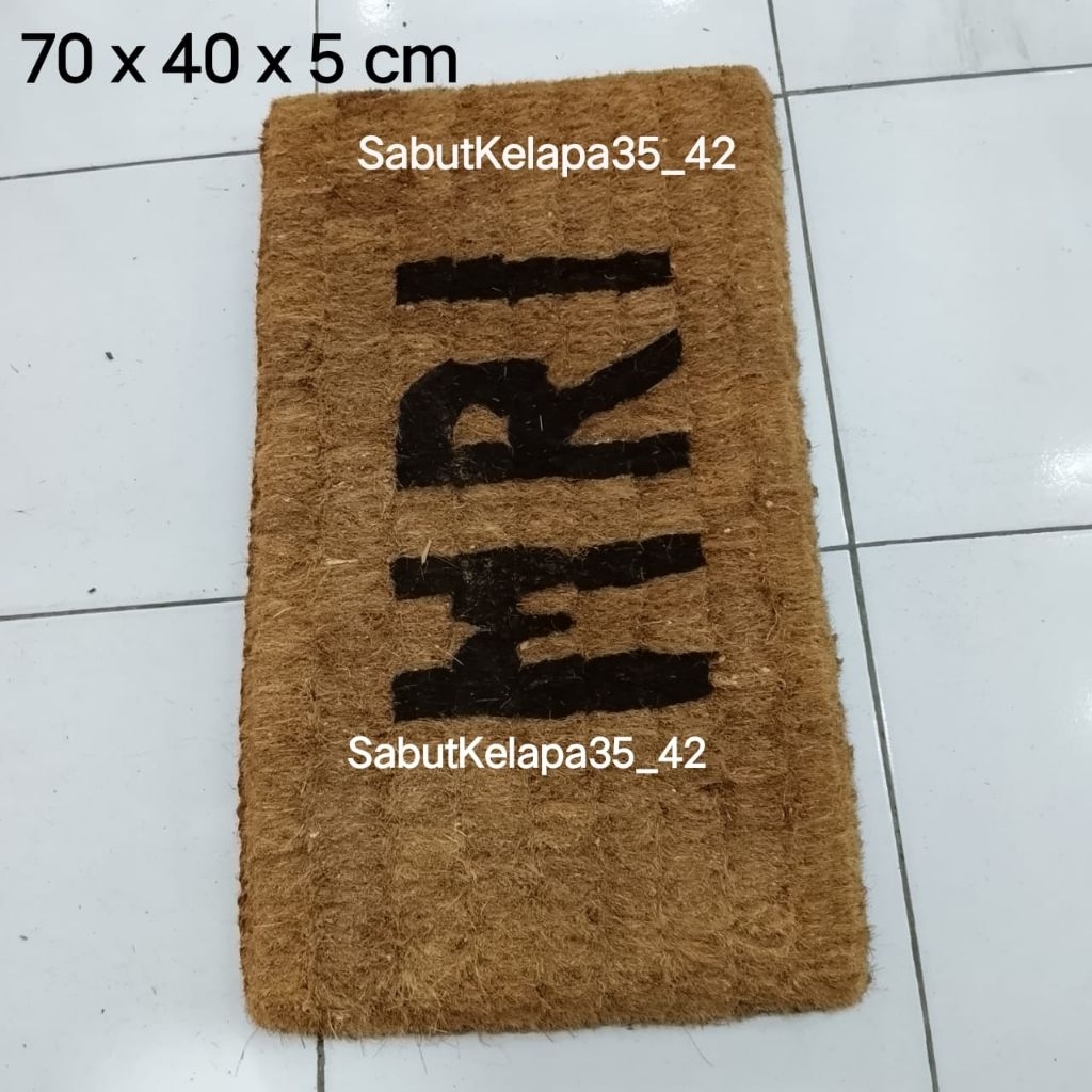 custom nama keset sabut kelapa