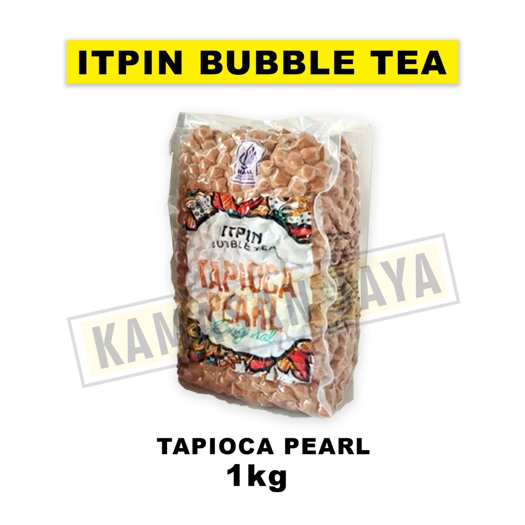 ITPIN BUBBLE TEA 1 KG | BOBA HITAM ITPIN | TAPIOCA PEARL