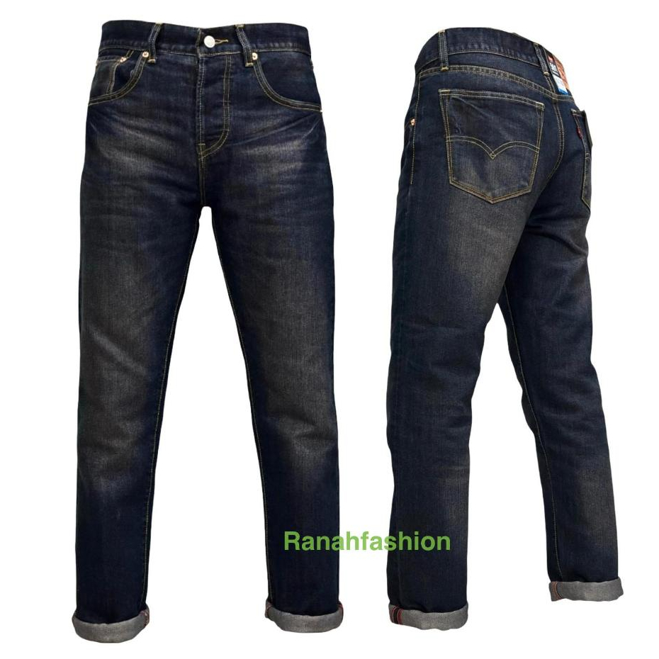 501 made in japan celana jeans panjang pria standar regulerfit