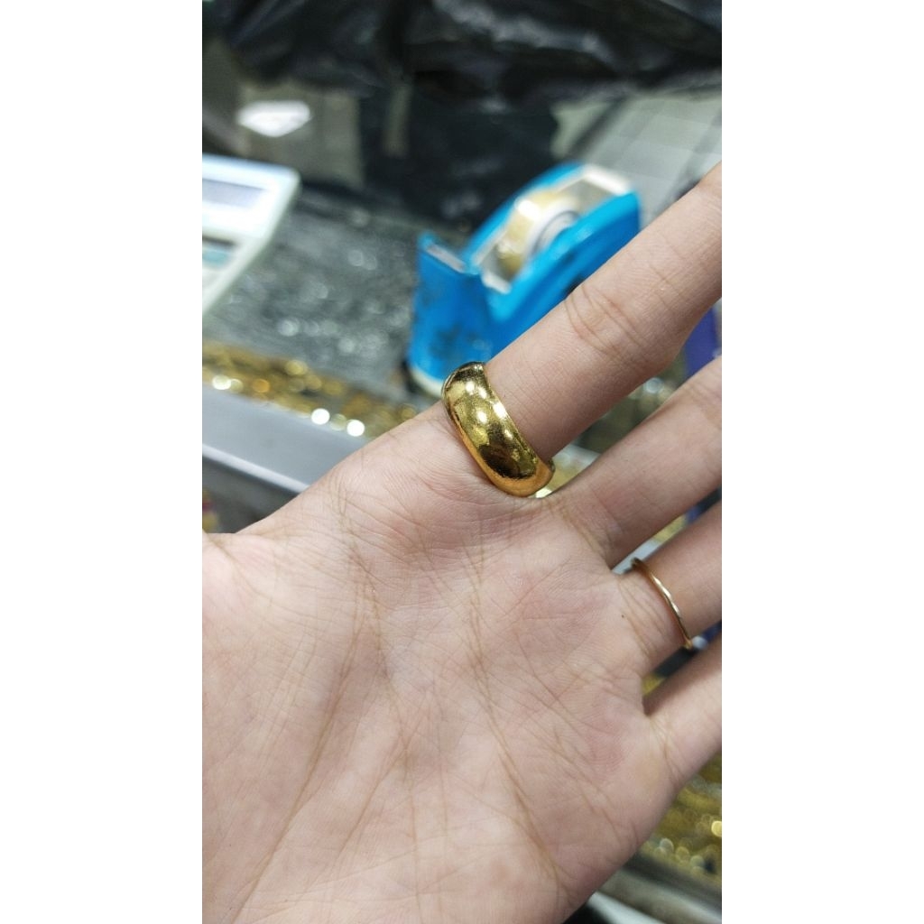 Cincin Polos Tok 999 Size 6,7,8