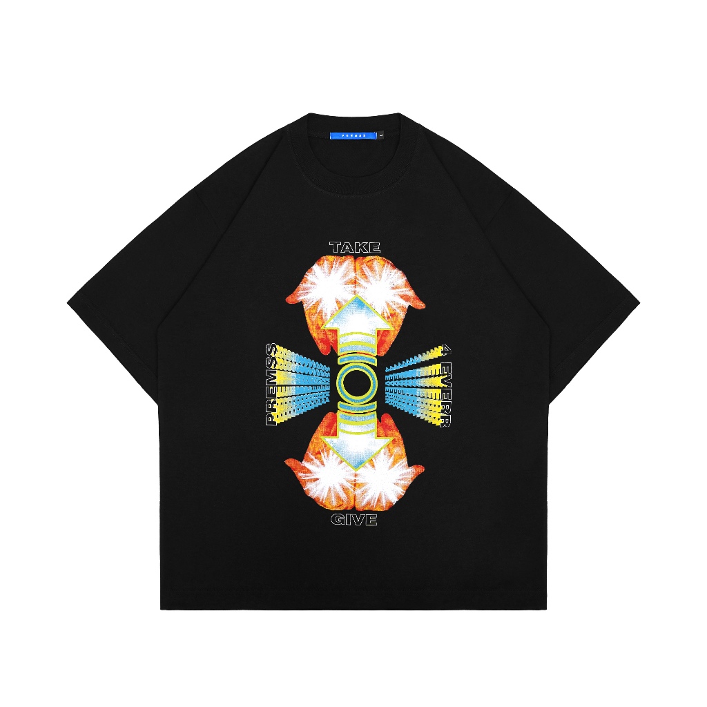 Premss / Porous Tees - Take And Give Black