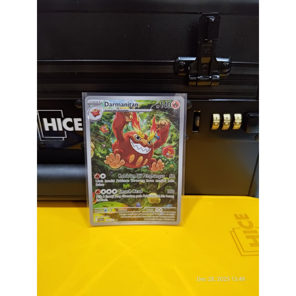 Darmanitan AR Pokemon Indonesia ~ Hitam Putih SV11S