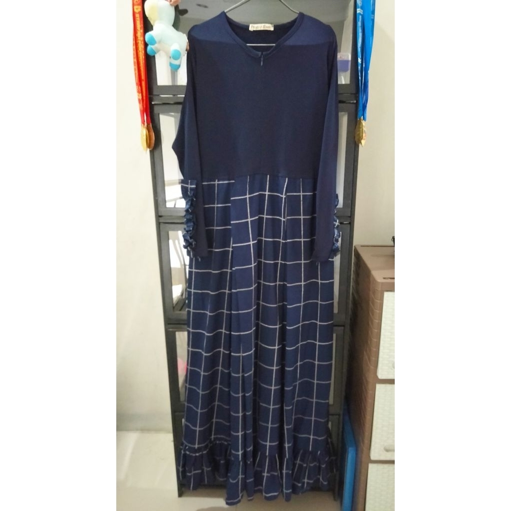 gamis warna navy