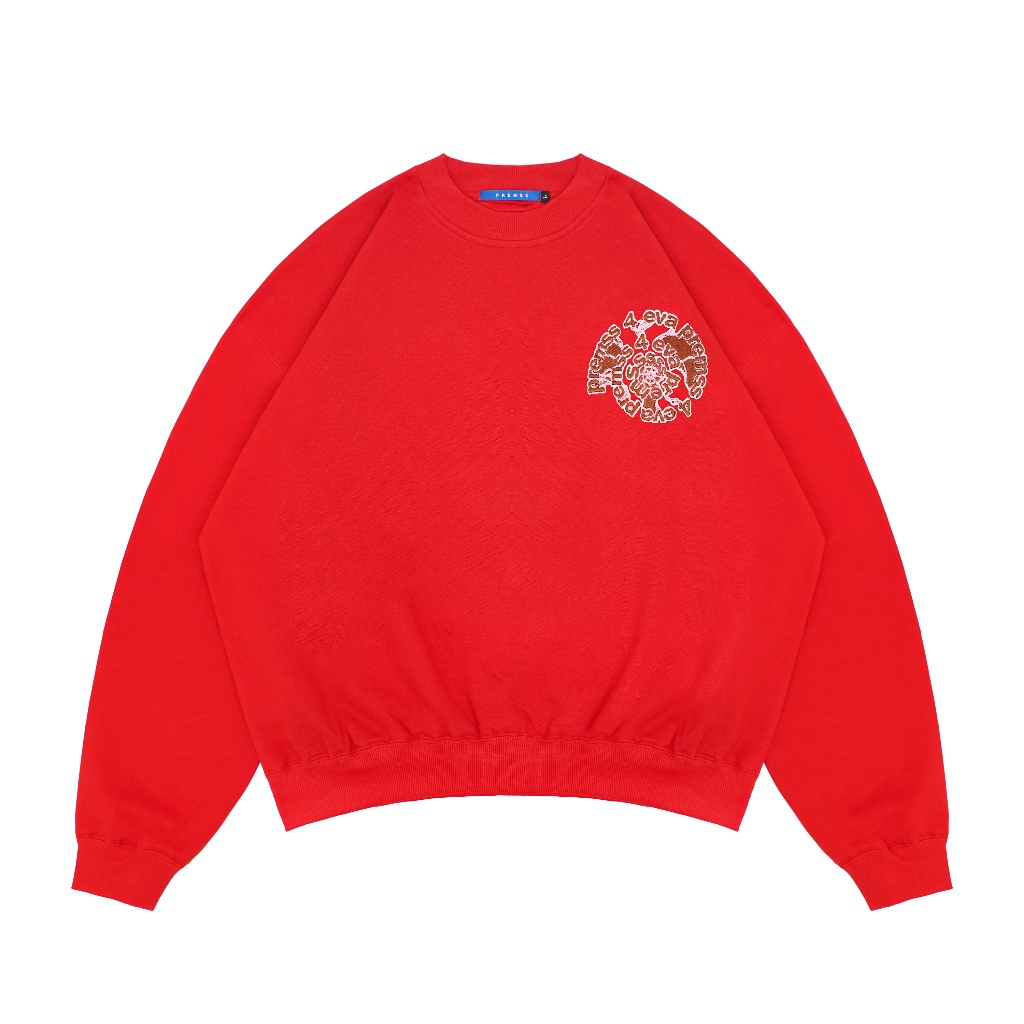 Premss / Porous Crewneck - Red 4 Bird