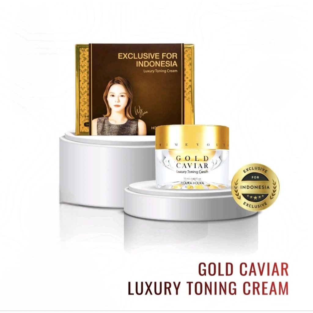 Harga Ambyaarrr (NED) [Holika Holika] Prime Youth Gold Caviar Luxury Toning Cream
