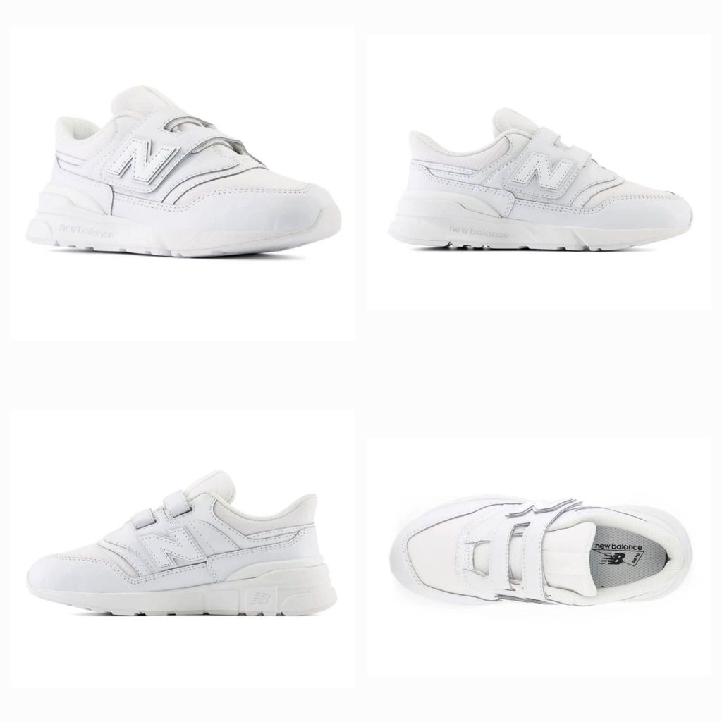 New Balance Kids 997 White Sneakers Shoes NEWPZ997RFA