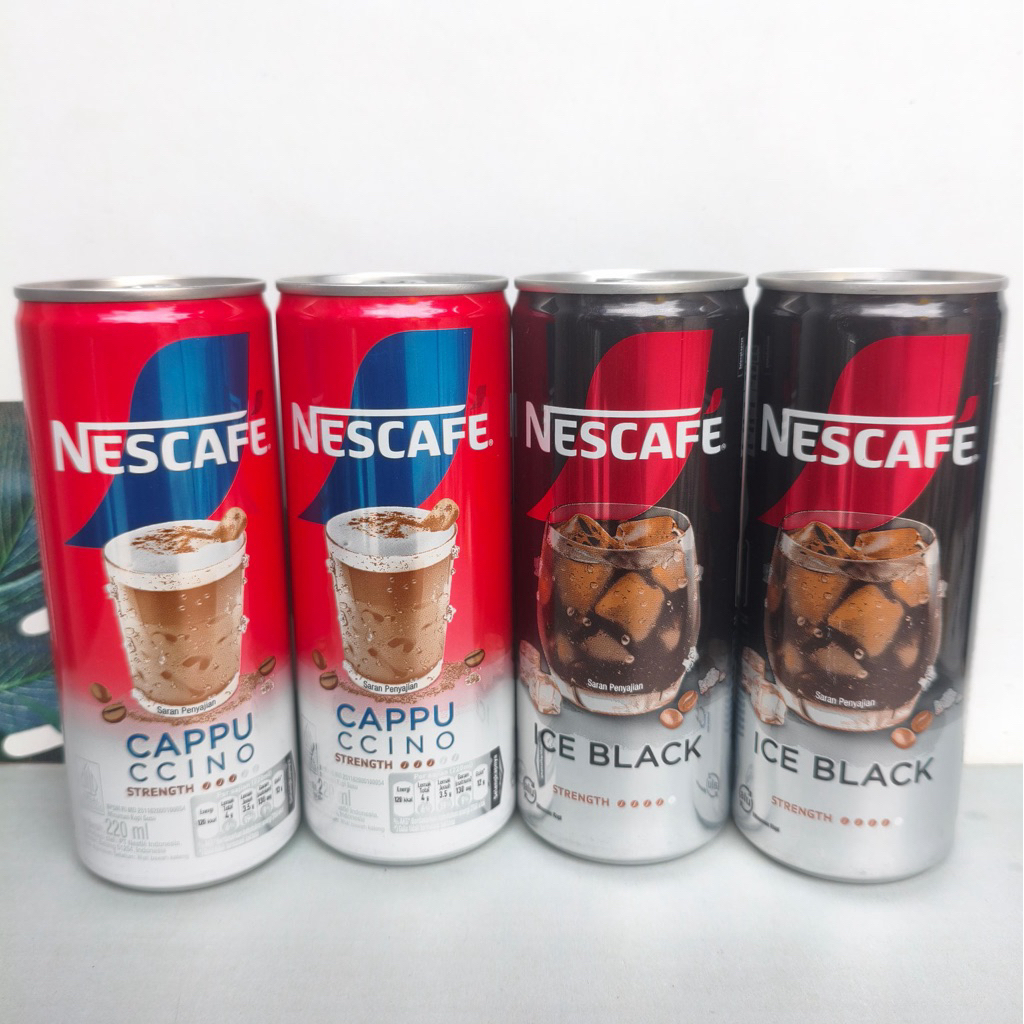 Nescafe Kaleng Ice Black-cappucino uk 220ml