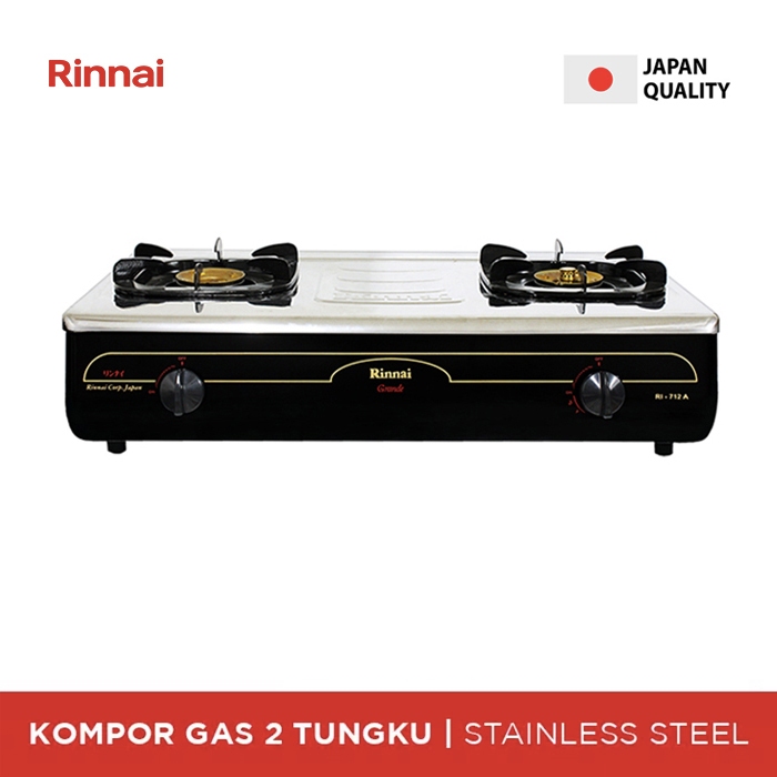 RINNAI - Kompor Gas Rinnai 2 Tungku RI-712A
