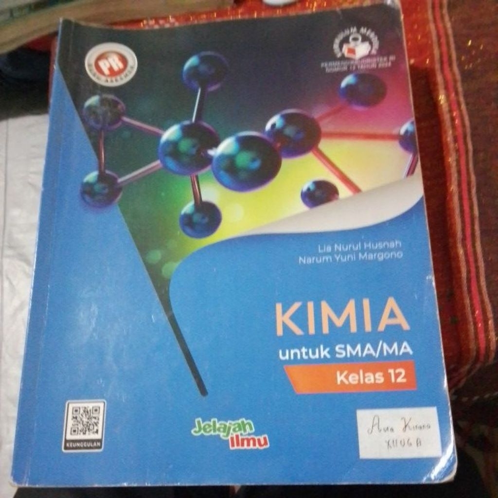 PR kimia untuk SMA kelas 12 kurikulum merdeka Intan Pariwara