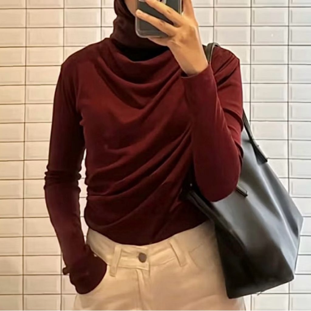 outfit wanita berhijab / kaos cewek modis