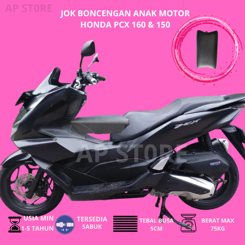 Jok Boncengan Anak Motor PCX 150 PCX 160 Dudukan Anak Motor PCX 150 PCX 160 PREMIUM