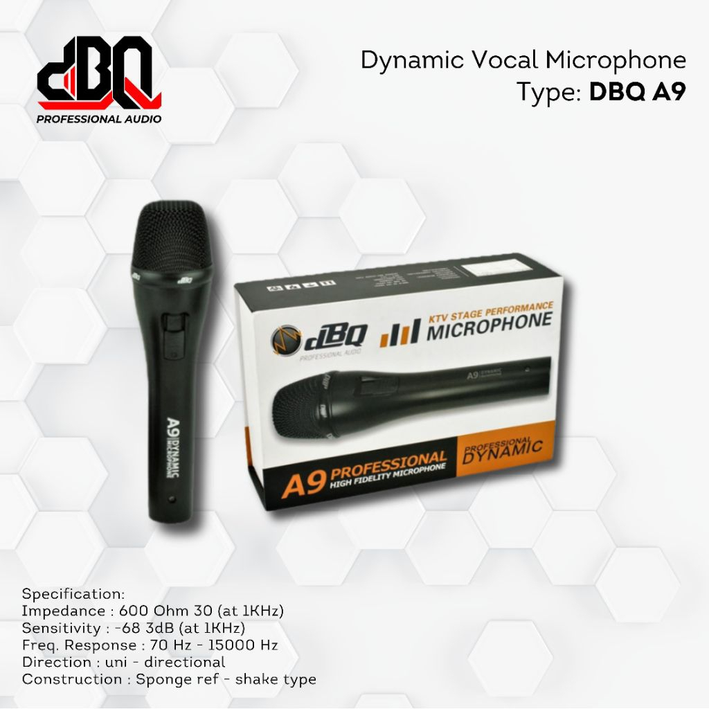 Mic DBQ Type A9 Dynamic Vocal Microphone