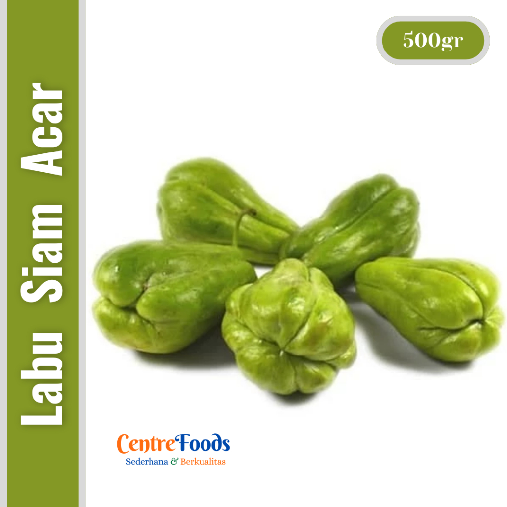 Labu Acar Baby Segar - Sayur Labu Siam Baby / Labu Siam Lalapan / Waluh Siam Labu Jipang Muda Mini F