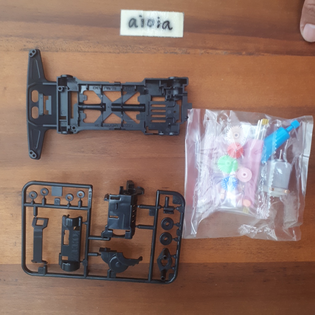 TAMIYA Chassis Zero PC ABS + Gearbox + Gearset
