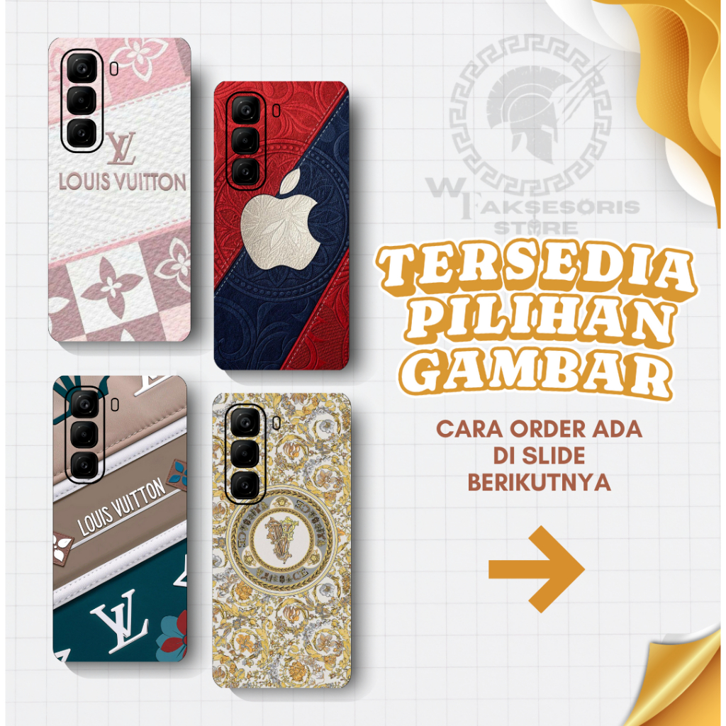 Stiker Hp Anti Jamur Motif Brand Bisa Semua Hp