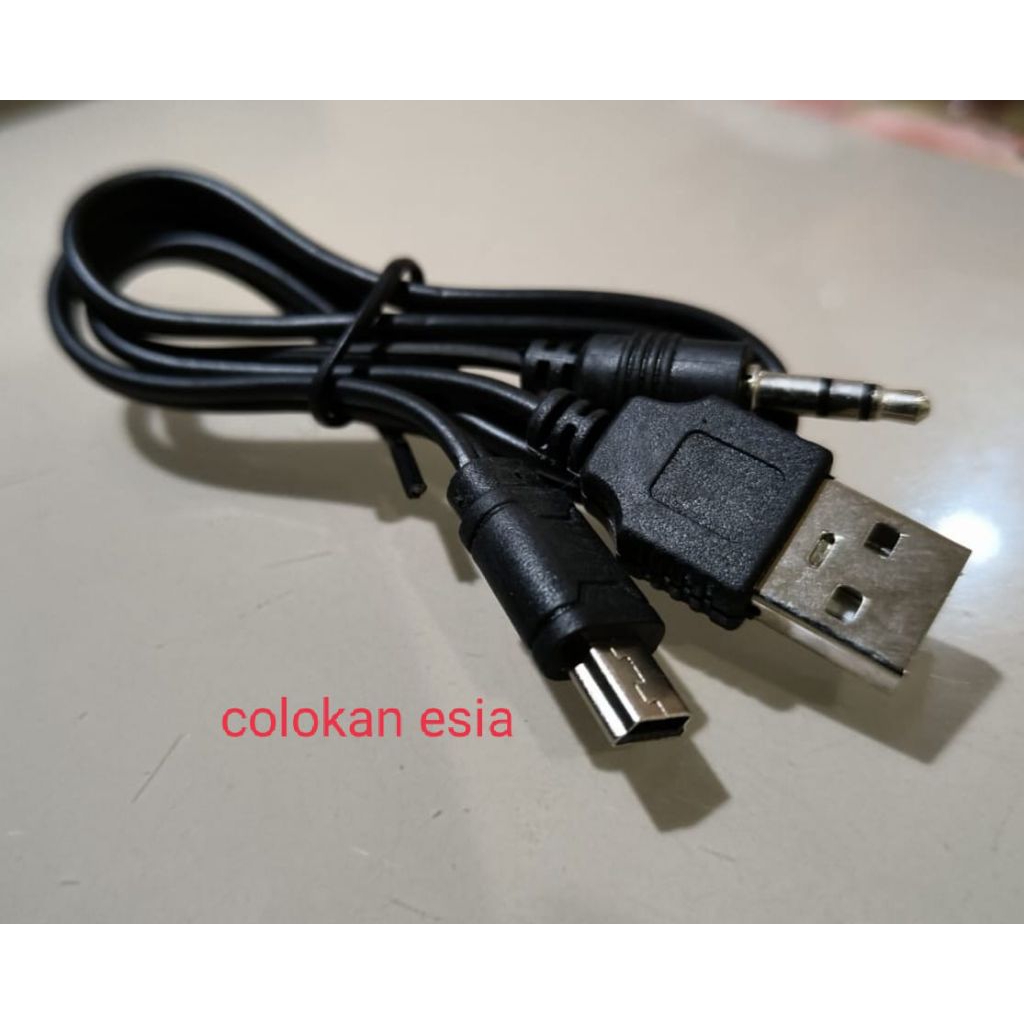 Kabel charger speaker alquran / kabel audio speaker alquran / cable usb 5pin audio charger 5 pin