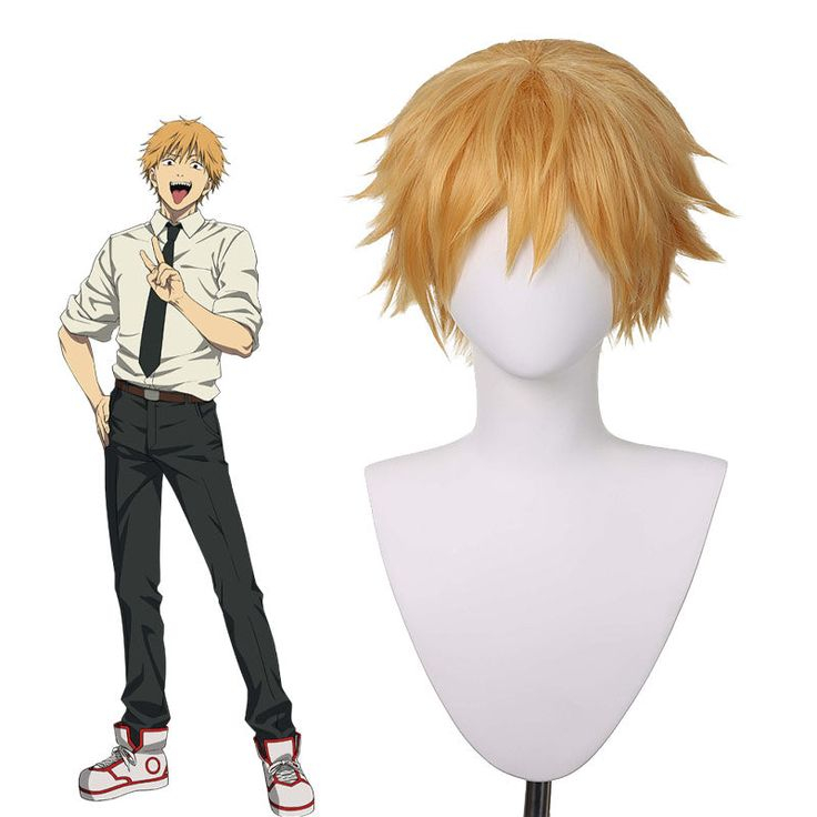 Wig Cosplay Denji Anime Chainsaw Man