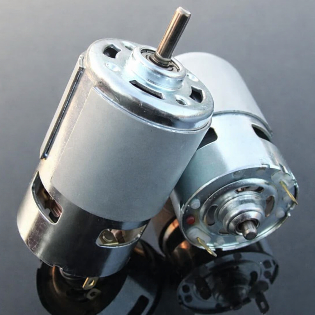Motor Fan Dinamo DC RS 775 12v RS775 High Speed Torsi Double Dual Shaft High Mesin Power Tools 24v 3