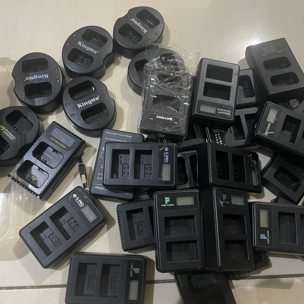 CHARGER SECOND SONY NP-FW50 2 SLOT MERK KINGMA,BATMAX,DIPLUS DLL