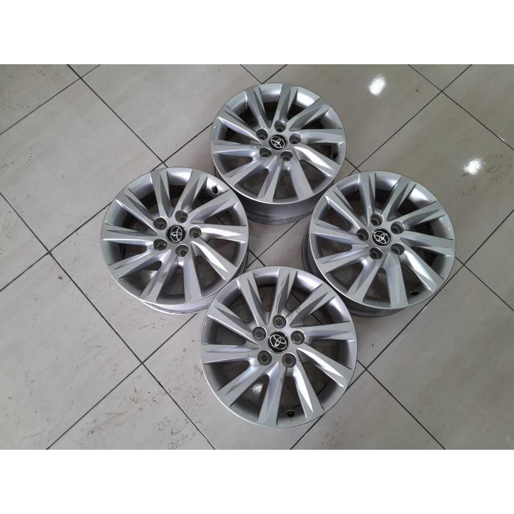 Velg Mobil Second R16x6 H5x114 Murah Ring 16 Lebar 6 Second INNOVA ZENIX