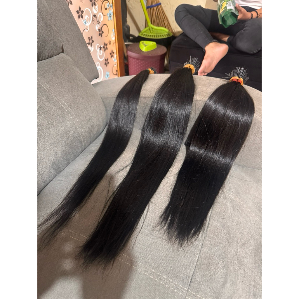 extension hair asli 60cm halus lembut asli rambut manusia