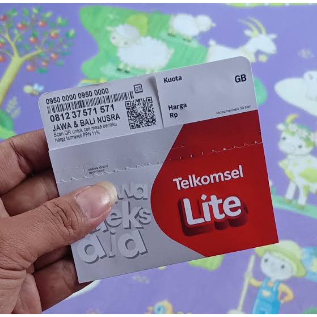 kartu perdana Telkomsel segel