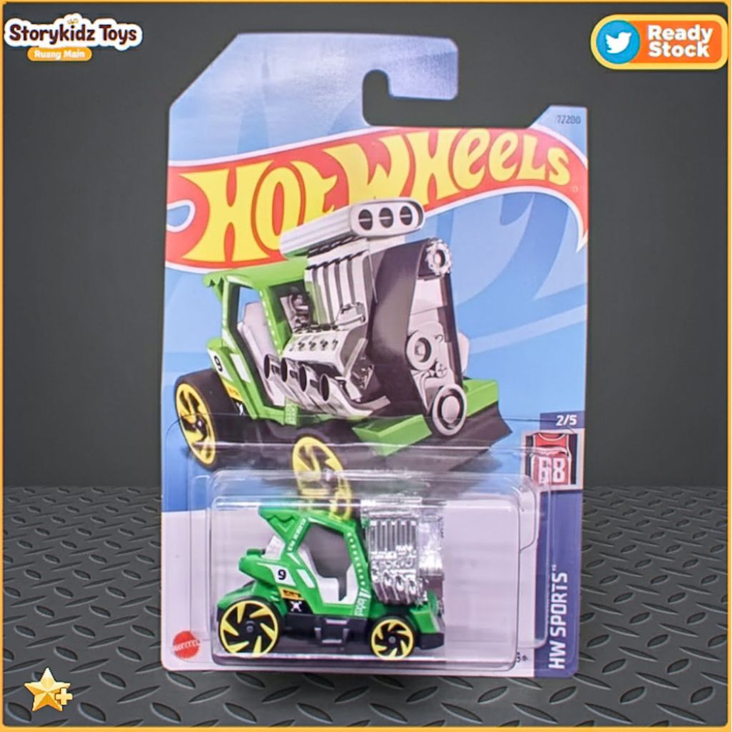 Hot Wheels Tee'd Off 2 Hijau HW Sports 2014 Diecast Mobil Golf Unik Mainan Anak Cowok