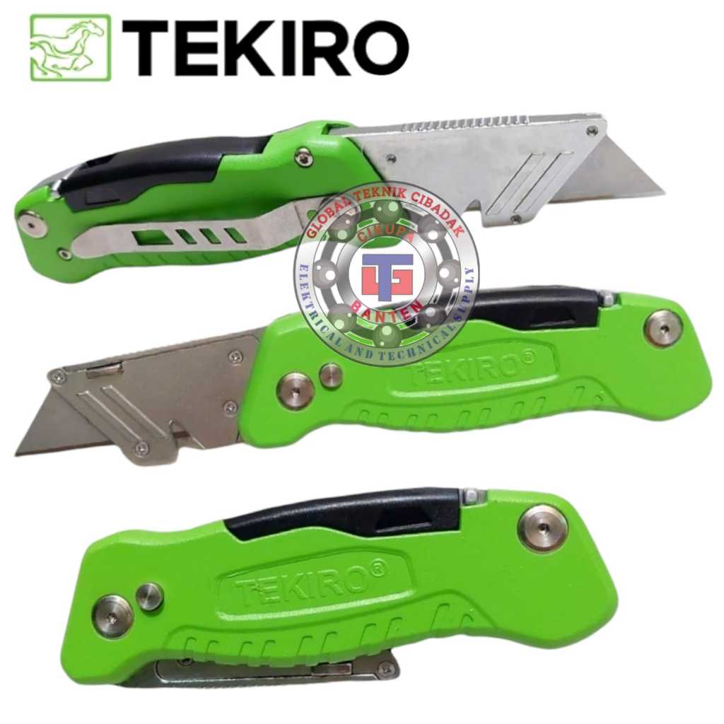 Tekiro Pisau Cutter Lipat Multifungsi - Folding Utility Knife Tekiro