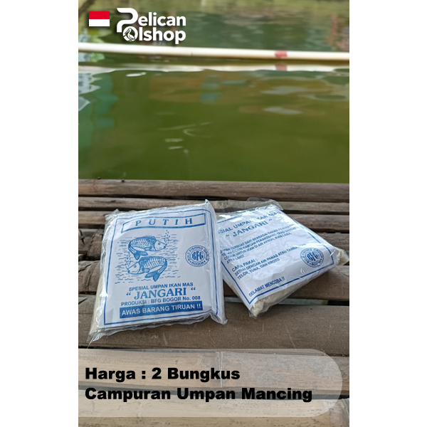 Putih Jangari BFG 2 Bungkus Sachet Bule Fishing Group Umpan Mancing Pancing Aroma Wangi Susu Hasil B