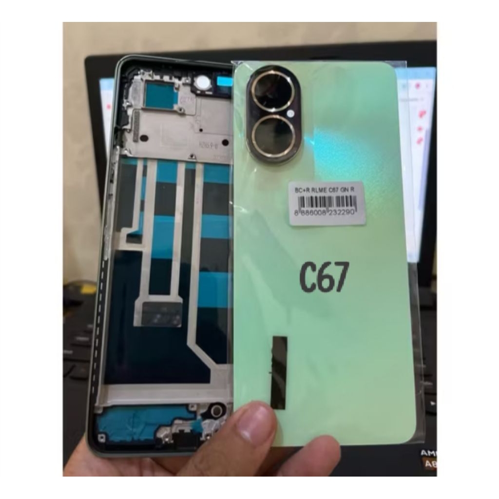 HOUSING REALME C67 BACKDOOR+FRAME LCD REALME C67 HOUSING FULLSET REALME C67