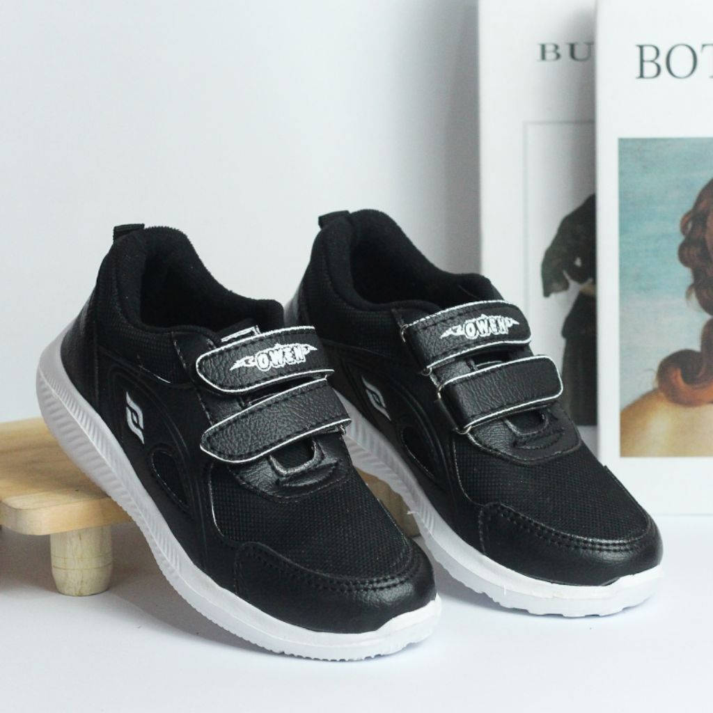 Sepatu Anak Usia 4 - 9 Tahun Ukuran 33 - 37 Untuk Sekolah SD - SMP | OWEN