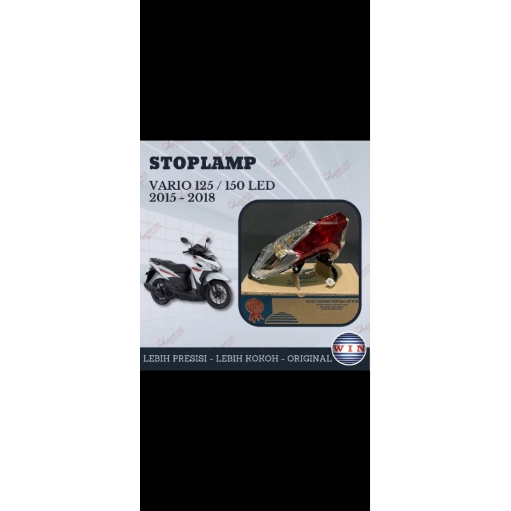 stoplamp lampu stop Honda Vario 125 LED old 2016 2017