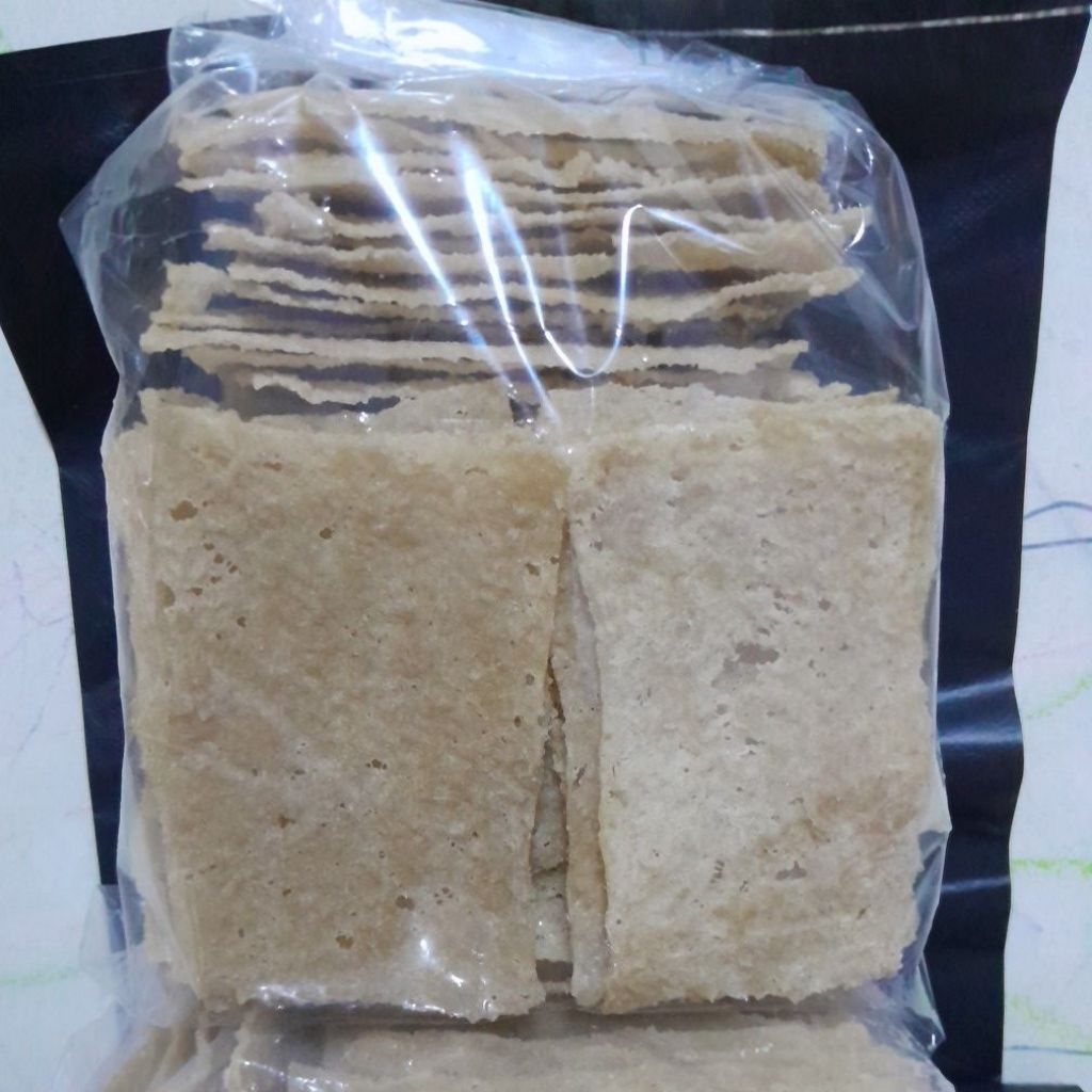 Kerupuk Gendar || Kerupuk Puli || Kerupuk Lempeng Benang Raja 1kg || Kerupuk Kerak Nasi Asli, Mentah