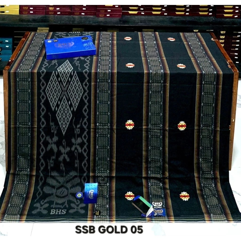 MOTIF BARU) Sarung BHS Classic Gold /KWG/DAM/KDP/COSMO