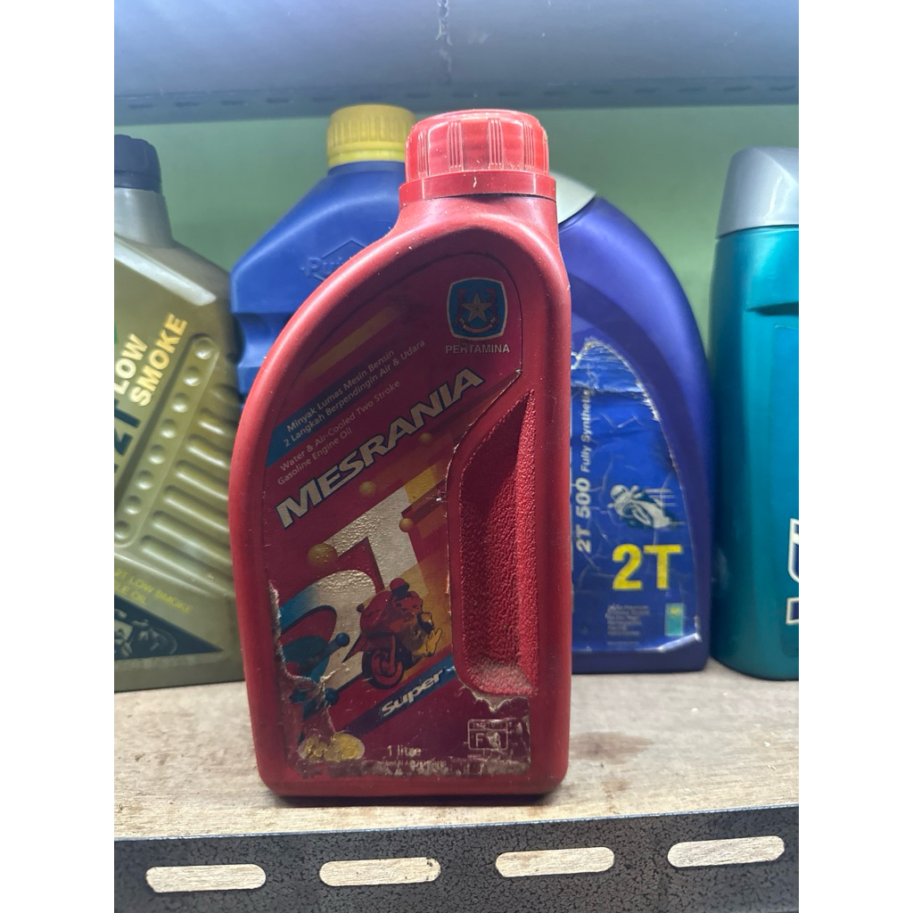 oli samping 2t mesran super kuda laut original stok lama