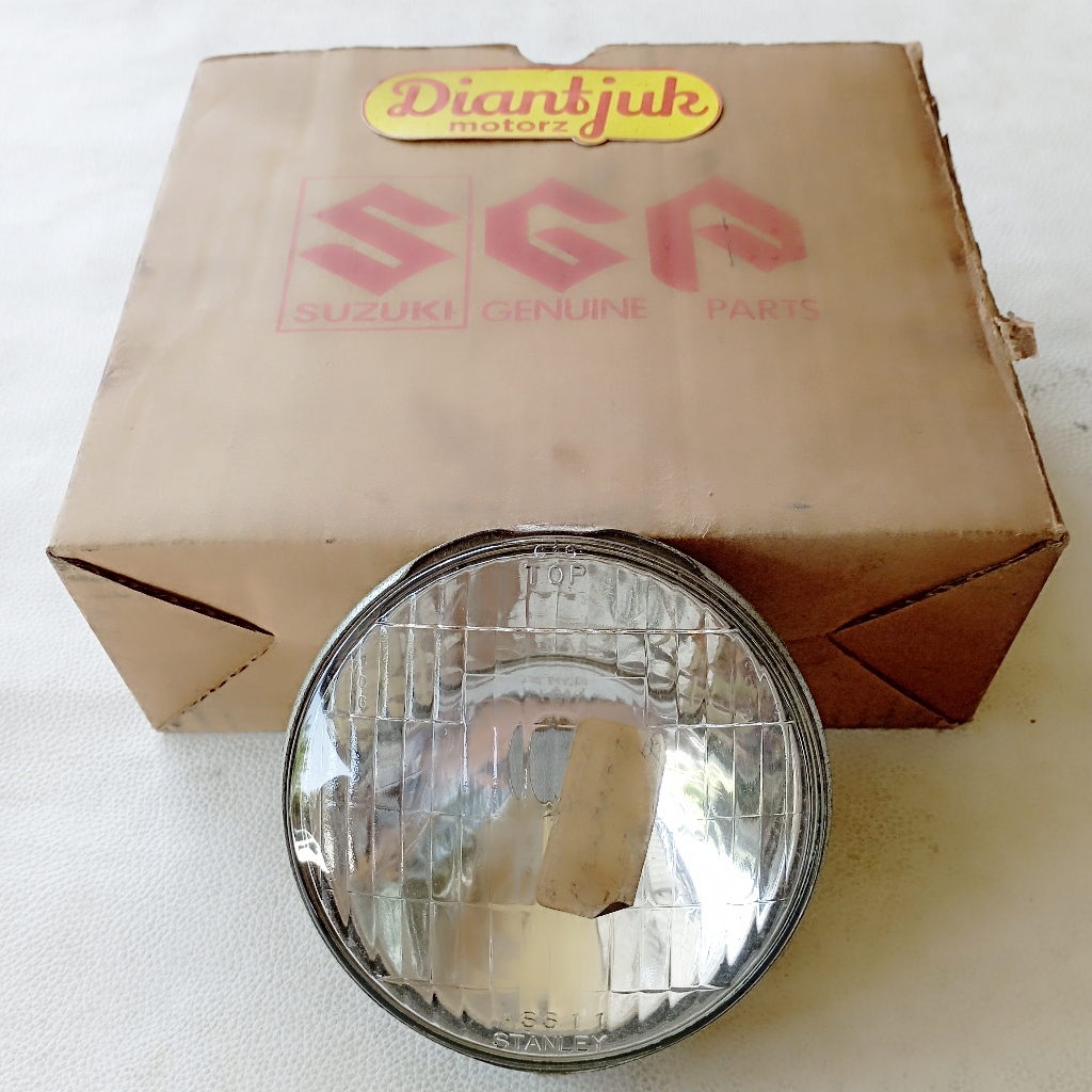 Headlamp Reflektor Lampu Depan Suzuki FR70 FR75 FR 70 75 Jambul Original STANLEY NOS