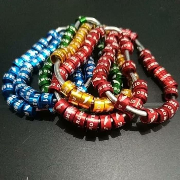 RING BURUNG LOVEBIRD FALK PERKUTUT ISI 25 PCS GELANG PEANDA KAKI BURUNG BULAT KAKI TIDAK SAKIT