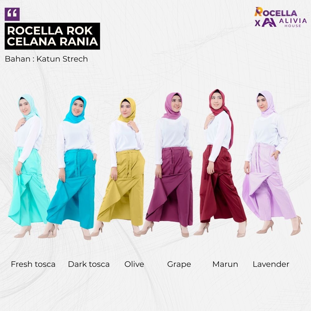 Alivia House Official Store X Rocella Rok Celana Rocella Rok Celana Kerja Rocella Rania Rok Celana C
