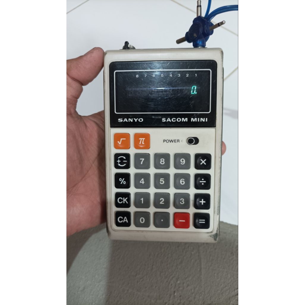 kalkulator antik jadul merk sanyo japan