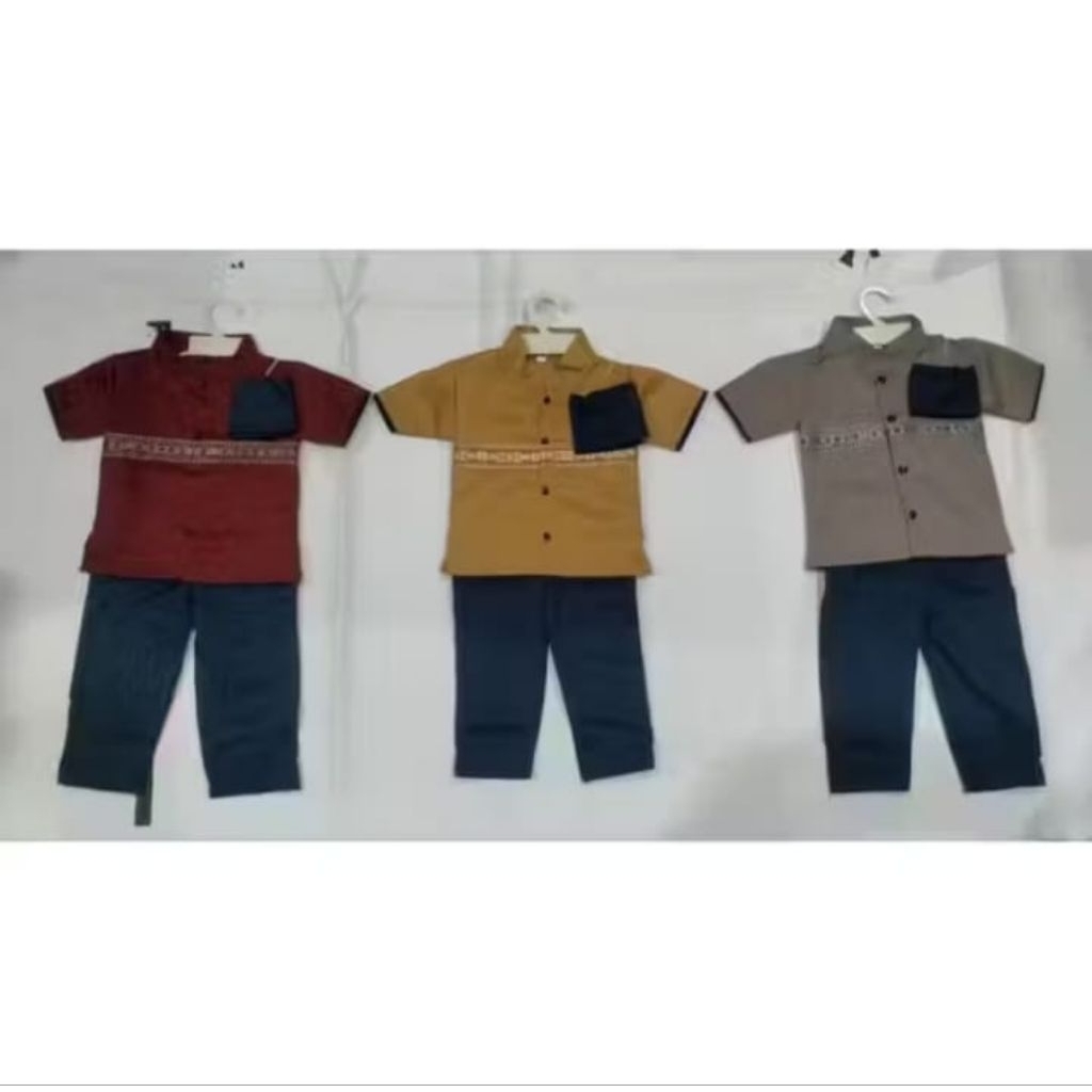 Pakaian Muslim Anak Laki-laki - Koko Bayi Laki-lakiUsia 4-18 Bulan - Nia Koko Habibi